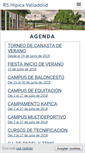 Mobile Screenshot of hipicavalladolid.es